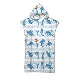 Dolphins Soul Fins Quick-Dry Hooded Poncho Towel
