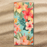 Hibiscus Passion Jumbo Beach Towel