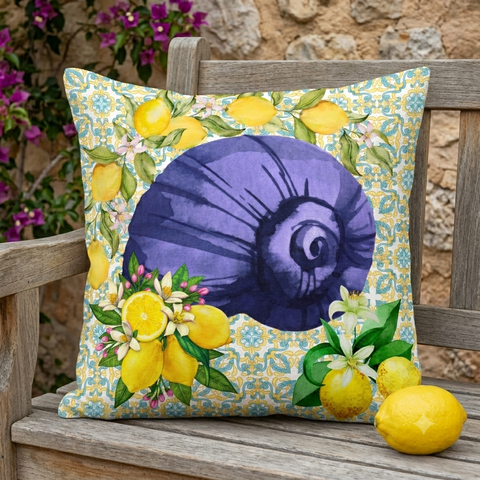 La Dolce Vita Conch Shell Pillow Cover