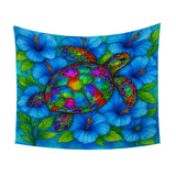 Hibiscus Sea Turtle Quilt Cover Set
