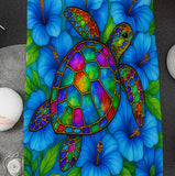 Hibiscus Sea Turtle Toddler Bed Set