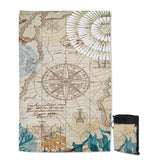 Nautical Chart Jumbo Beach Towel