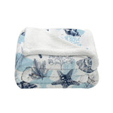 Ocean Blues Bedspread Blanket