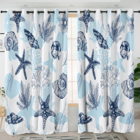 Ocean Blues Curtains