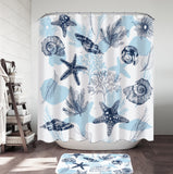 Ocean Blues Shower Curtain