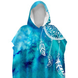 Ocean Dreaming Sand-Free Surf Poncho, Warm, Windproof, Changing Towel Hoodie