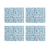 Blue Seashells Table Placemat