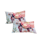 Sea Turtle Blossoms Doona Cover Set