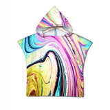 Santa Monica Beach Quick-Dry Hooded Poncho Towel