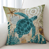Sea Turtle Love Outdoor Cushion Cover