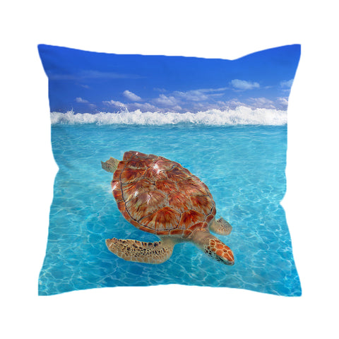Sea Turtle Outdoor Cushion Cover