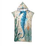 Seahorse Life Quick-Dry Hooded Poncho Towel