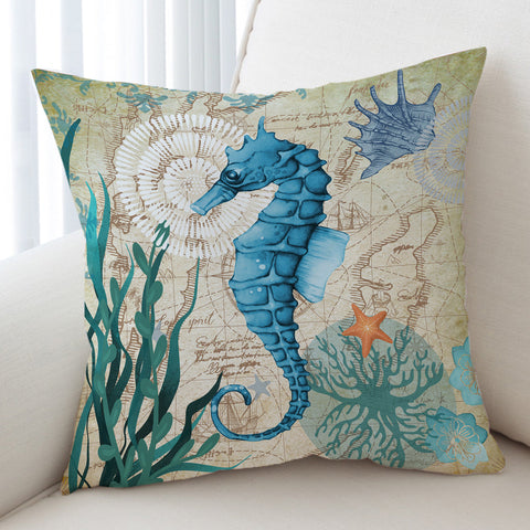 Seahorse Love Outdoor Cushion Cover