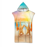 Starfish Friday Quick-Dry Hooded Poncho Towel