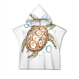 The Great Sea Turtle Quick-Dry Hooded Poncho Towel