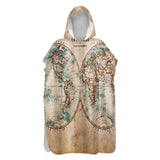 The World Sand-Free Surf Poncho, Warm, Windproof, Changing Towel Hoodie