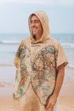 The World Sand-Free Surf Poncho, Warm, Windproof, Changing Towel Hoodie
