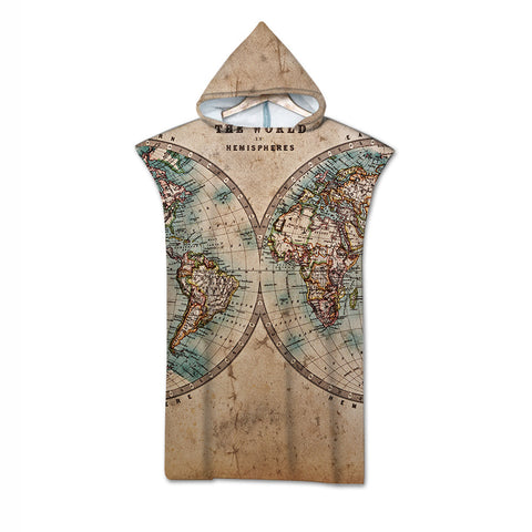 The World Quick-Dry Hooded Poncho Towel