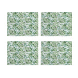 Tropical Palm Leaves Table Placemat