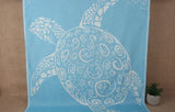 The Original Turquoise Turkish Turtle Beach Towel