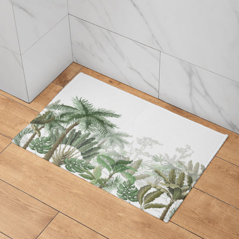 Vintage Tropical Bath Mat