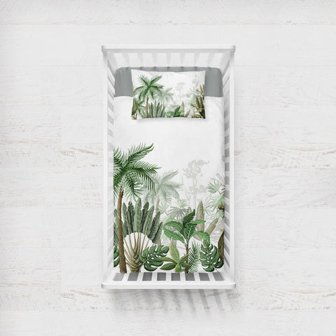 Vintage Tropical Cot Bedding