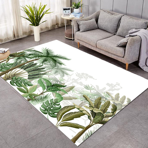 Vintage Tropical Floor Mat