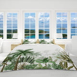 Vintage Tropical Reversible Bed Cover Set