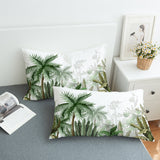 Vintage Tropical Reversible Bed Cover Set