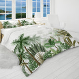 Vintage Tropical Reversible Bed Cover Set