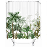 Vintage Tropical Shower Curtain