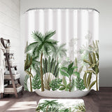 Vintage Tropical Shower Curtain