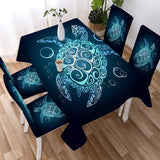 Black Turtle Twist Chair Cover