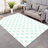 Coral Mint Floor Mat