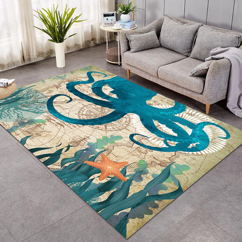 Octopus Love Floor Mat