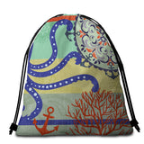 Octopus Passion Round Beach Towel