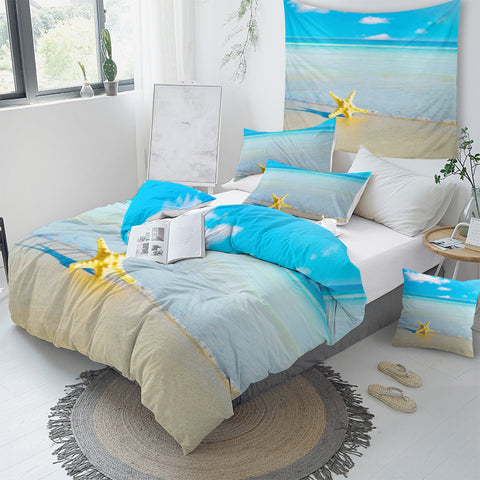 Beach Please Quilt Cover Set