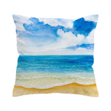 Beach Painting Outdoor Cushion Cover