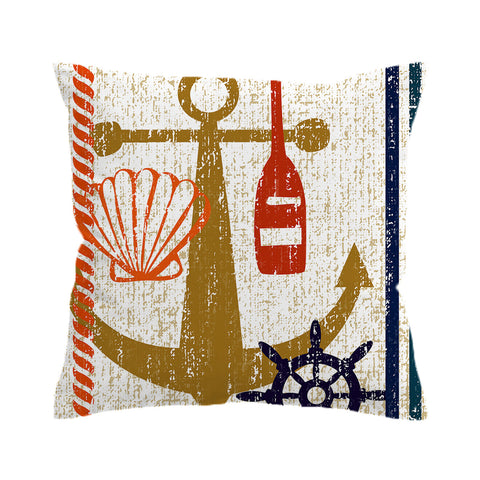 Beachy Anchor Outdoor Cushion Cover