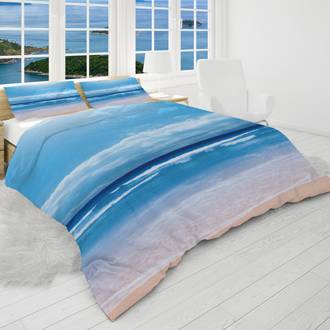 Peace of the Beach Reversibble Bed Cover Set