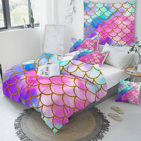 Mermaid Passion Quilt Cover Set