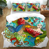 The Happy Mermaidl Quilt Cover Set