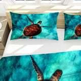 Sea Turtle Vibes Quilt Cover Set