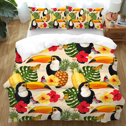 Tropical Toucan Doona Cover Set