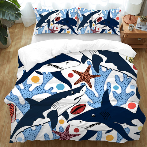 Sassy Sharks Doona Cover Set