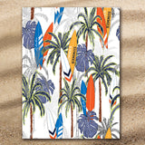 Tropical Surfer Jumbo Beach Towel