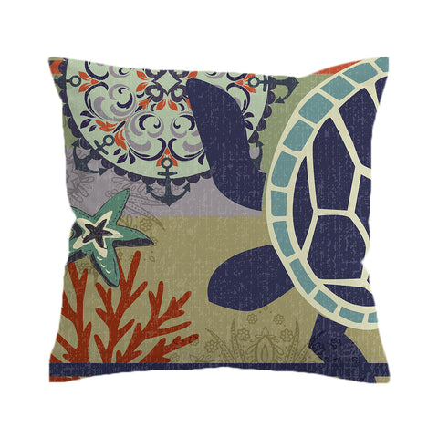 Sea Turtle Passion Outdoor Cushion Cover
