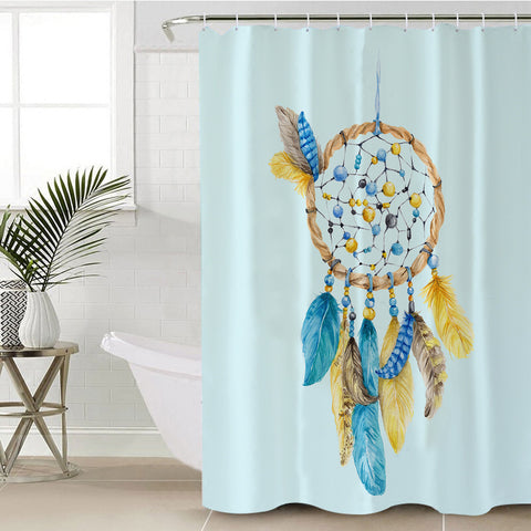 Dreams of Blue Shower Curtain