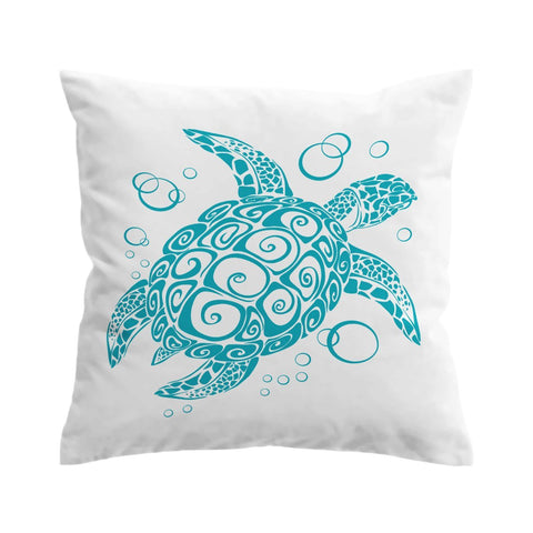 Blue Turtle Twist Outdoor Cushion Cover