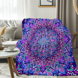 Cosmic Bohemian Flannel Fleece Blanket